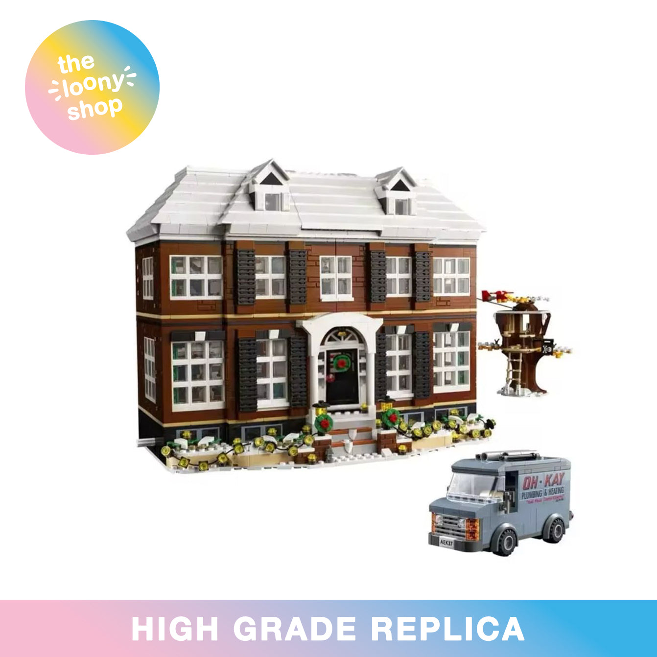 21330 MOC Home Alone with Figures Building Blocks IDEAS 3955pcs Christmas