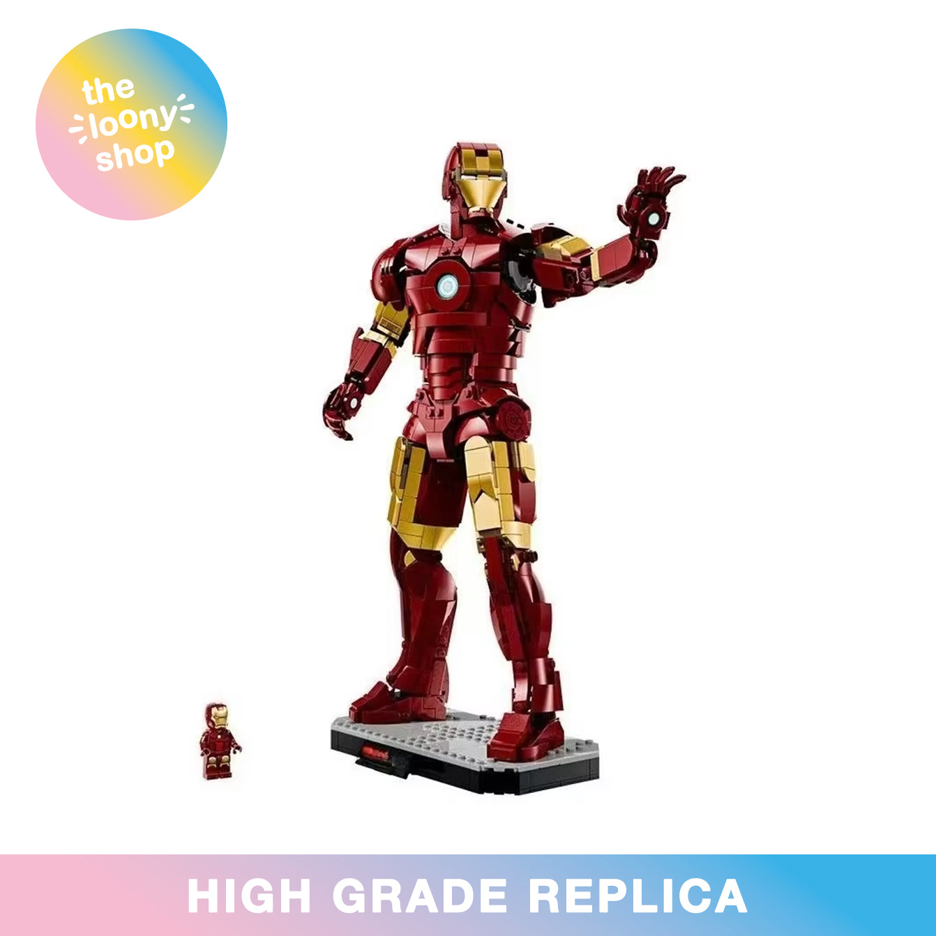 76344 MOC Iron Man Mark 3 Collectors' Edition Building Blocks Marvel 1297pcs