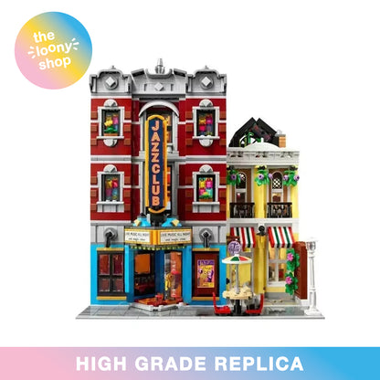 10312 MOC Jazz Club with 8 Mini Figures Building Blocks Icons 2899pcs