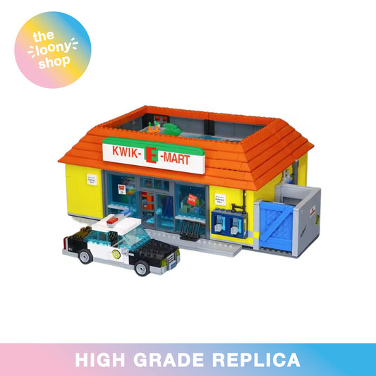 71016 MOC The Kwik-E-Mart Building Blocks with 6 Figures 2127pcs