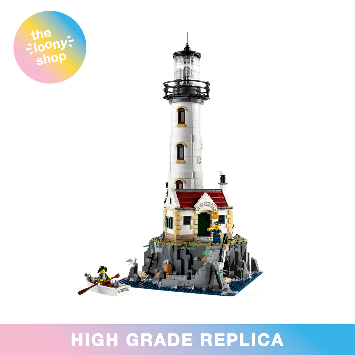 21335 MOC Motorised Lighthouse with 2 Mini Figures Building Blocks Ideas 2065pcs
