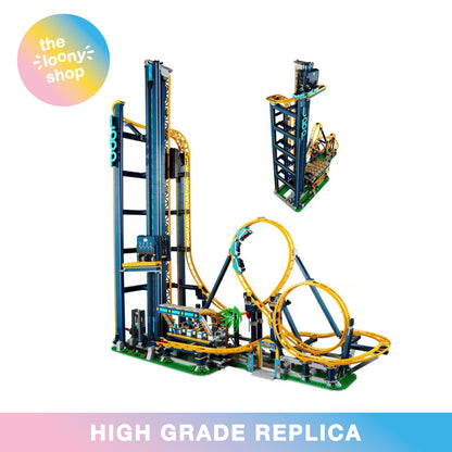 10303 MOC Loop Coaster with 11 Figures Building Blocks 3756pcs