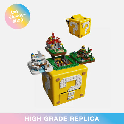 71395 Super Mario 64 Question Mark Block Building Blocks Super Mario 2064pcs