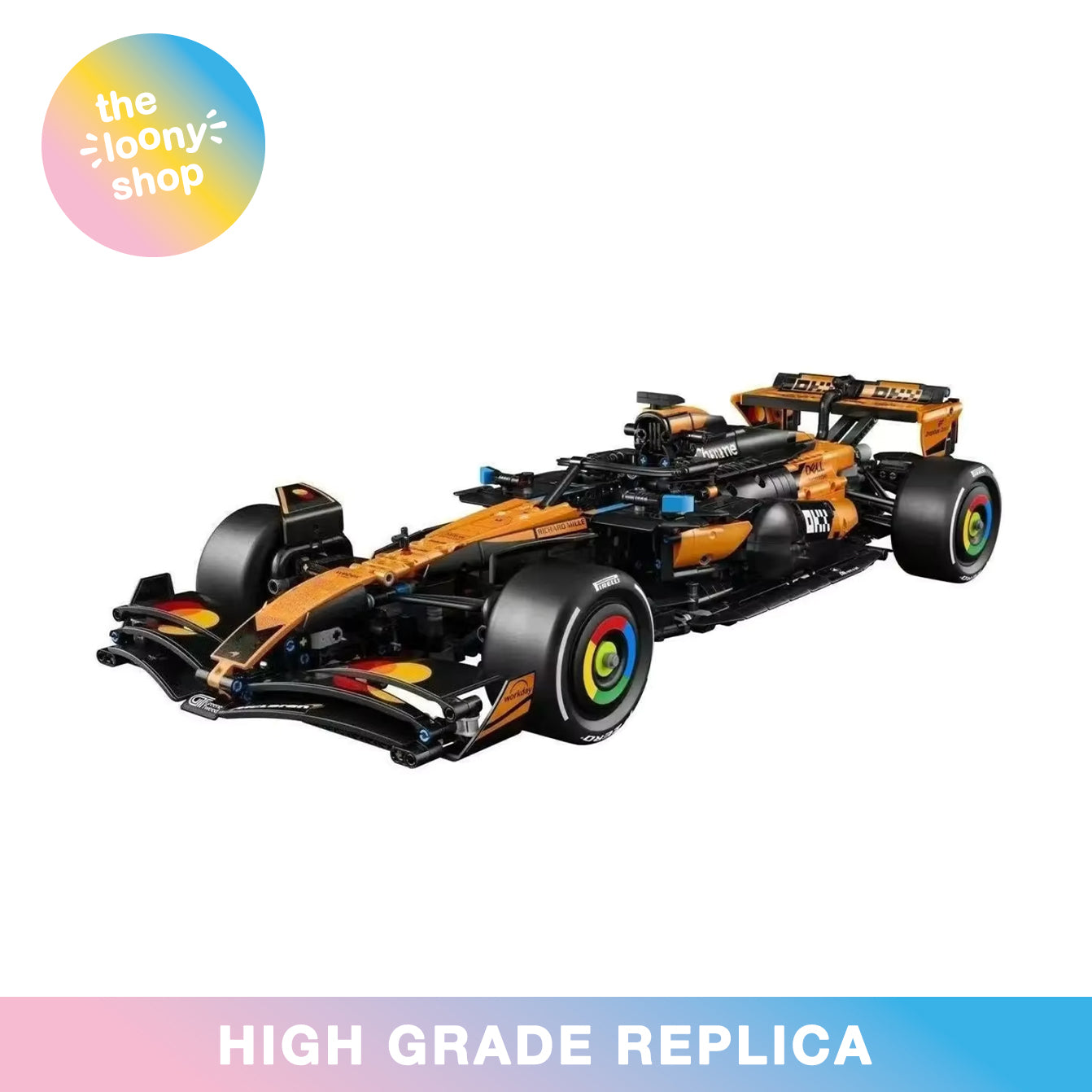 42228 MOC McLaren MCL39 F1 Car Building Blocks Technic 1675pcs