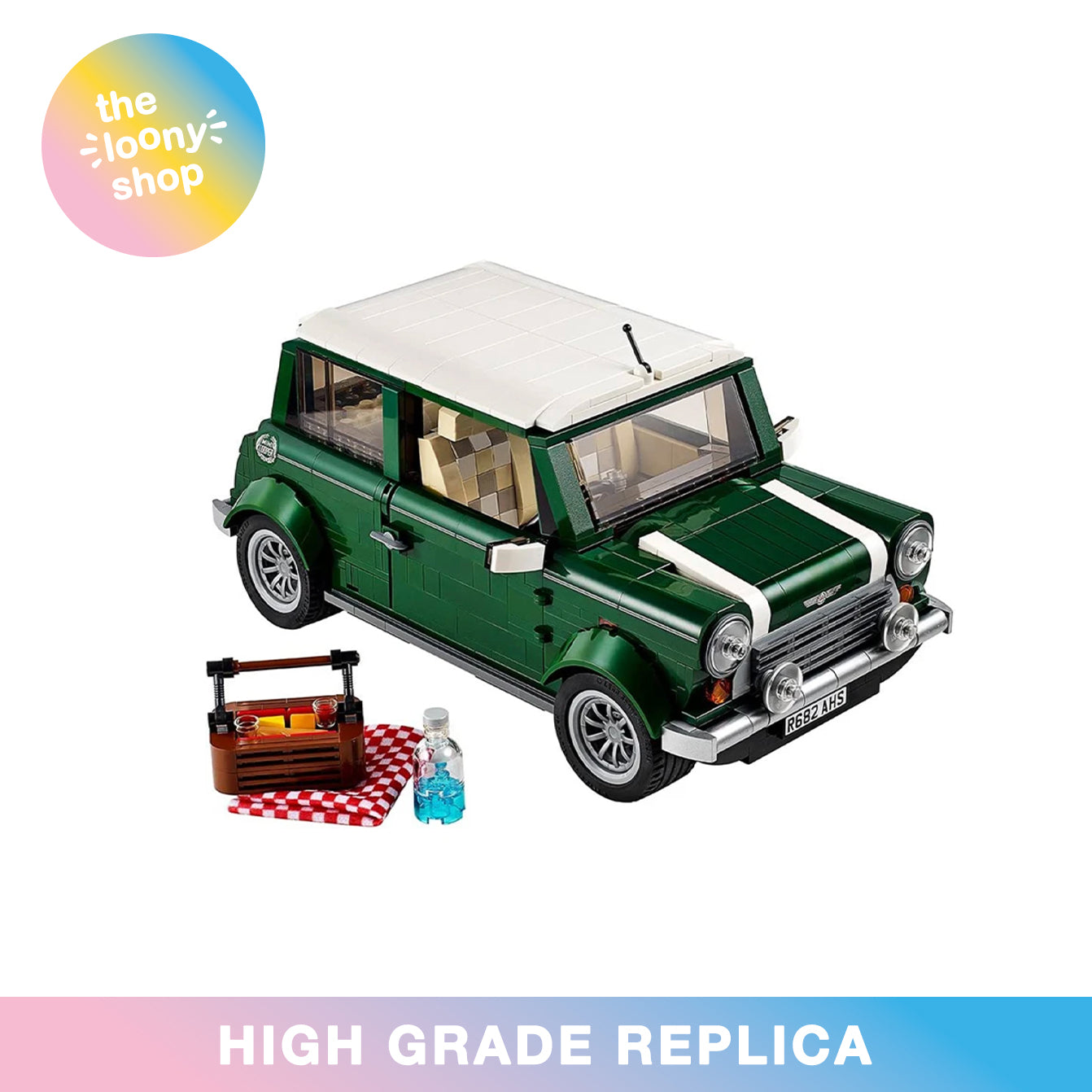 10242 MOC MINI Cooper MOC Building Blocks Creator Expert 1077pcs