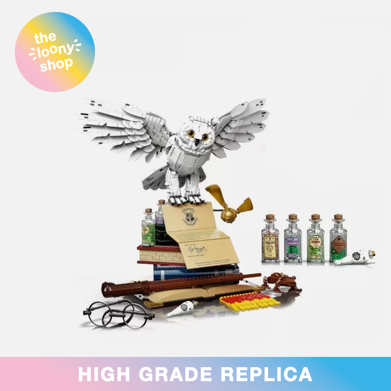 76391 MOC Hogwarts Icons Collectors Edition Building Blocks 3010pcs w/ 3 Figures