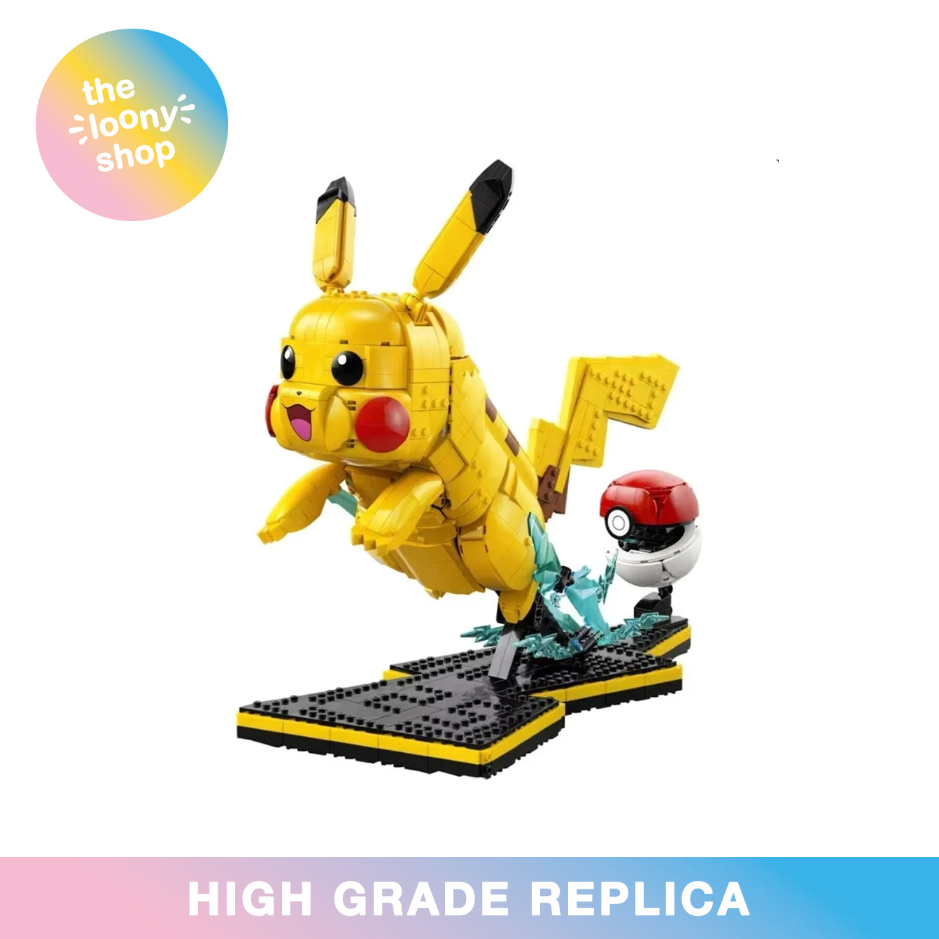 72152 MOC Pikachu and Poké Ball Building Blocks Pokémon 2050pcs