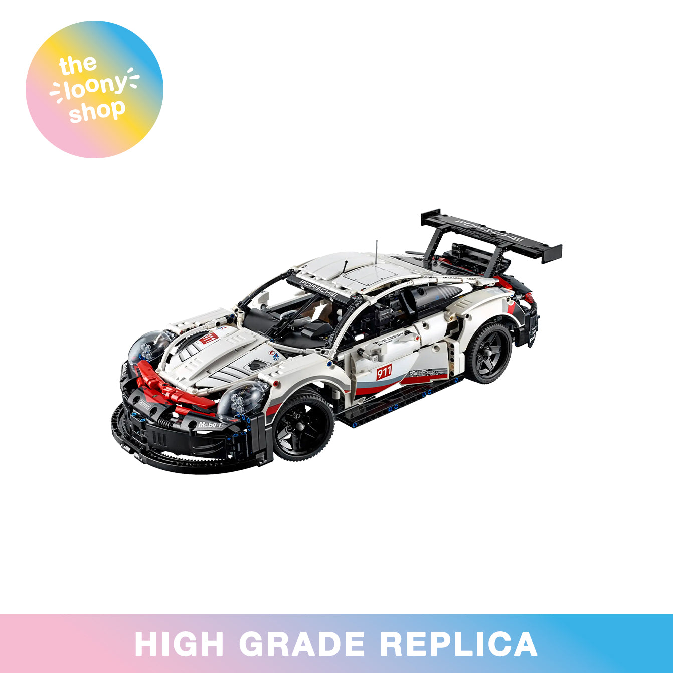 42096 MOC Porsche 911 RSR Building Blocks Technic 1580pcs