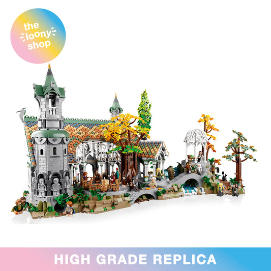 10316 MOC THE LORD OF THE RINGS RIVENDELL with 15 Mini Figures Building Blocks Icons 6167pcs