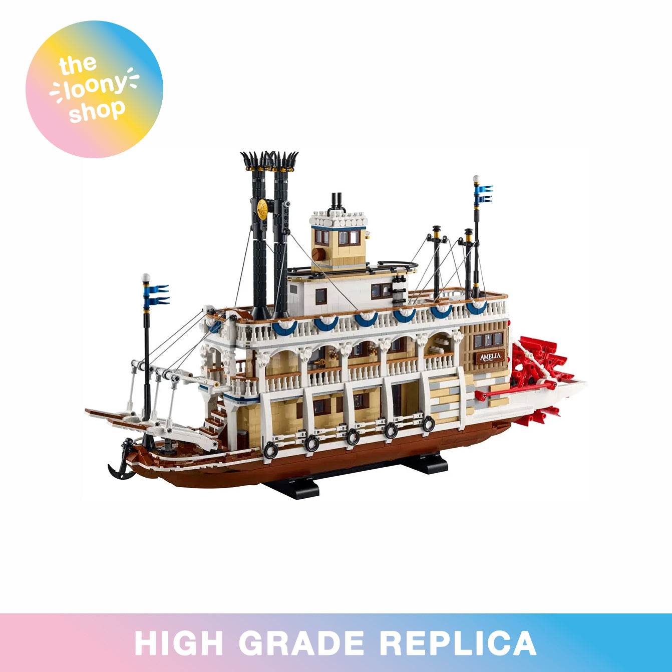 MOC 21356 River Steamboat Building Blocks Ideas 4090pcs