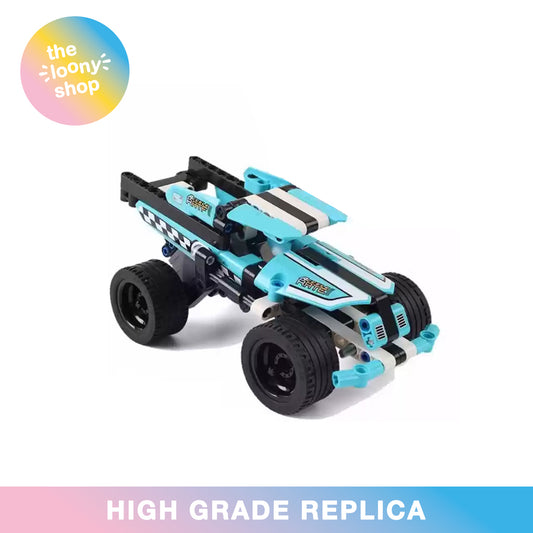 42059 MOC Stunt Truck Building Blocks 142pcs with Pull Back Technic