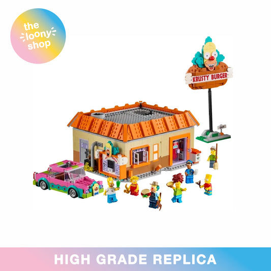 10352 MOC The Simpsons: Krusty Burger Building Blocks with 7 Figures 1635pcs