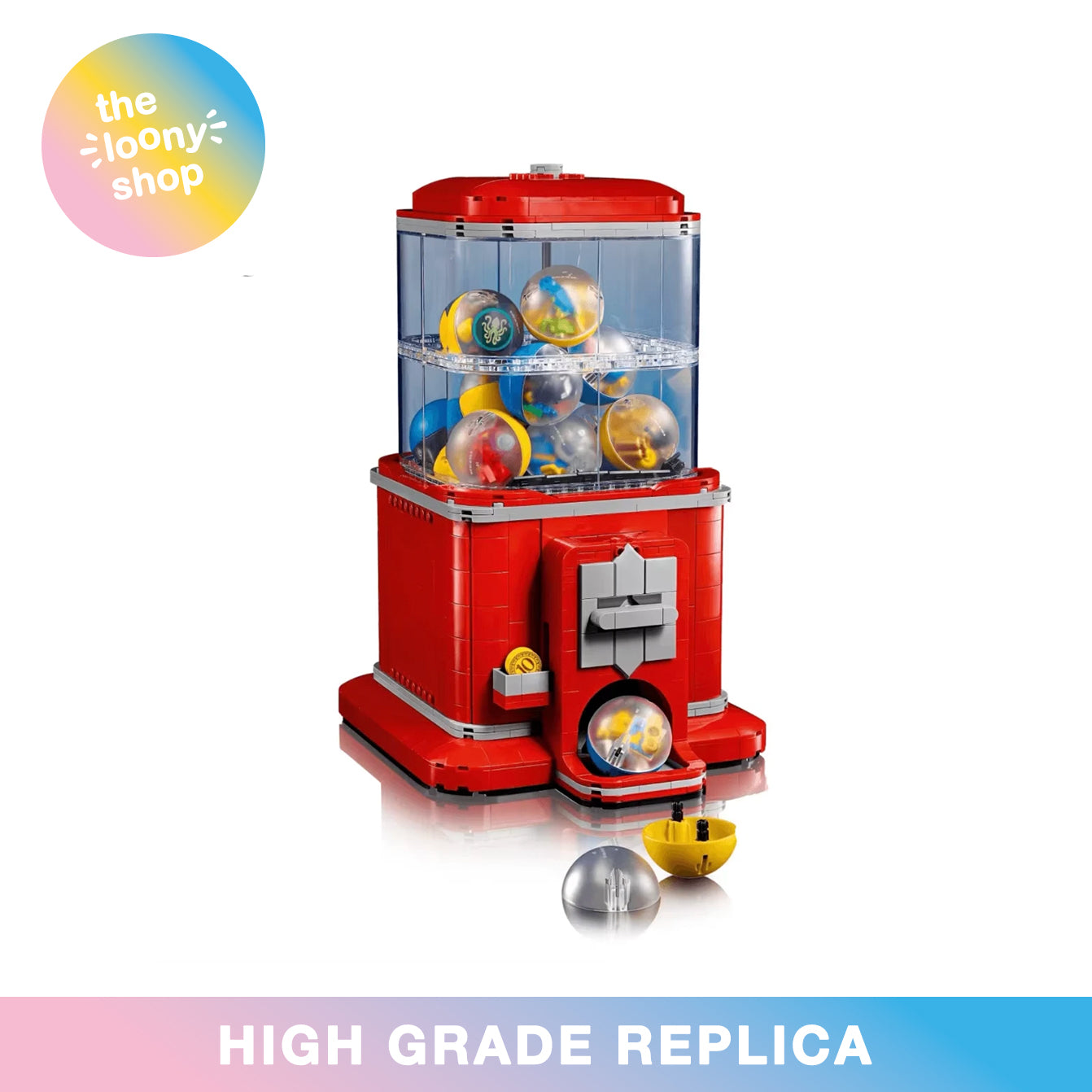 21358 MOC Minifigure Vending Machine w/ 16 Figures Building Blocks 1343pcs IDEAS