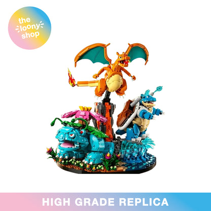72153 MOC Venusaur, Charizard and Blastoise Building Blocks Pokémon 6838pcs