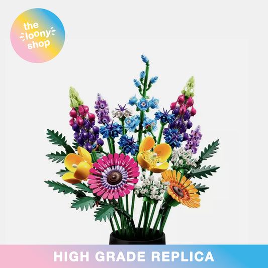 10313 MOC Wildflower Bouquet Building Blocks 939pcs Botanical Collection Boxed Edition