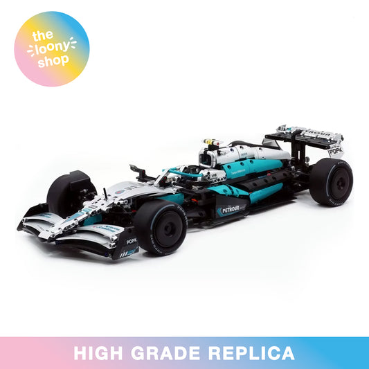 MK6021 MOC Mercedes-AMG W15 F1 Racing Car Building Blocks 1936pcs Boxed Edition