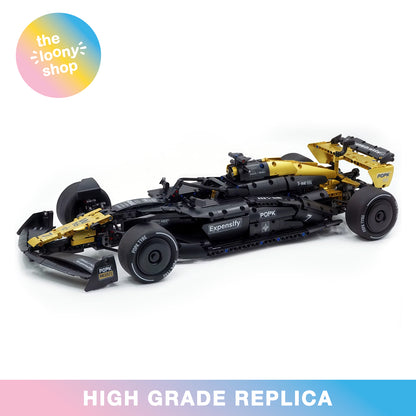 MK6023 MOC APXGP F1 "Black Gold" Racing Car Building Blocks Technic 1969pcs Boxed Edition