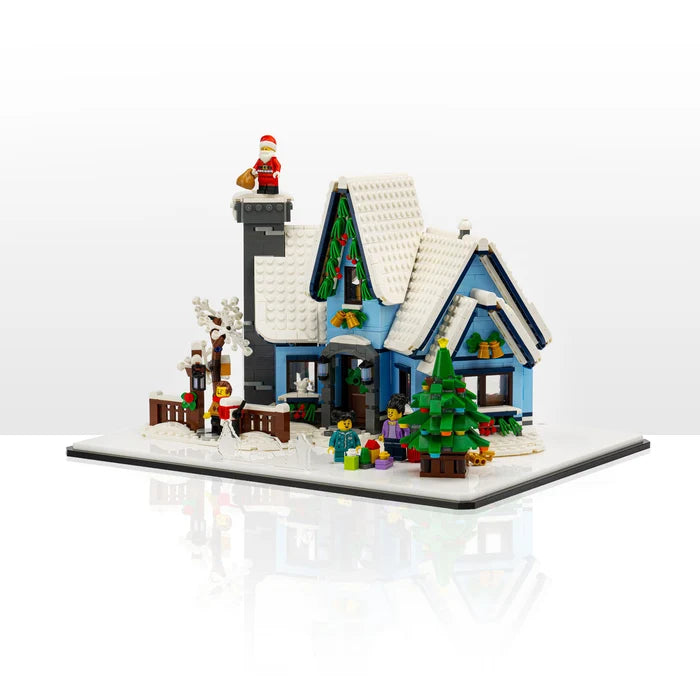 10293 MOC Santa’s Visit with 4 Mini Figures Building Blocks Icons 1445pcs Boxed Edition