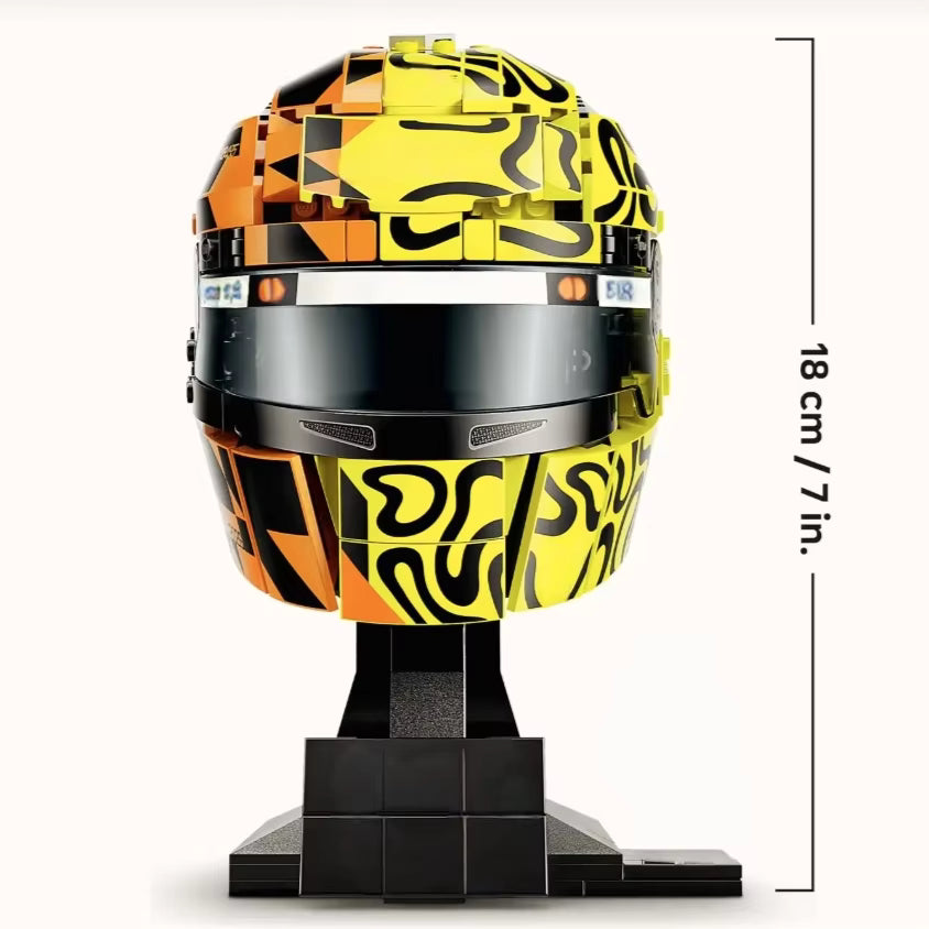 43023 MOC McLaren Mastercard F1 Team Lando Norris Helmet Building Blocks Editions 793pcs Boxed Edition