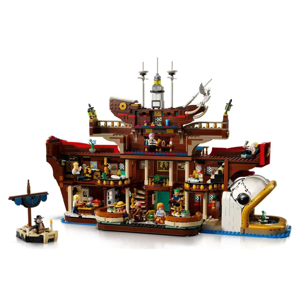 75640 MOC The Baratie Floating Restaurant Building Blocks One Piece 3402pcs