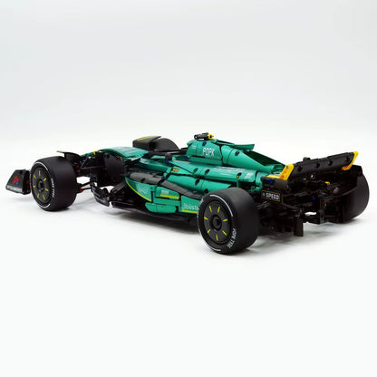 MK6022 MOC Aramco F1 AMR24 Racing Car Building Blocks 1912pcs Boxed Edition