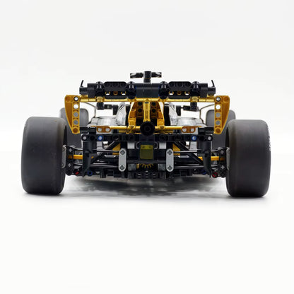 MK6023 MOC APXGP F1 "Black Gold" Racing Car Building Blocks Technic 1969pcs Boxed Edition