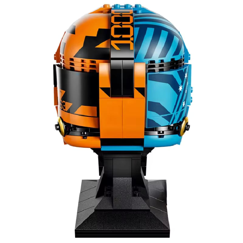 43017 MOC McLaren Mastercard F1 Team Oscar Piastri Helmet Building Blocks Editions 793pcs Boxed Edition