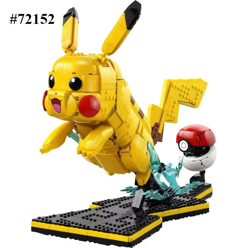 72152 MOC Pikachu and Poké Ball Building Blocks Pokémon 2050pcs