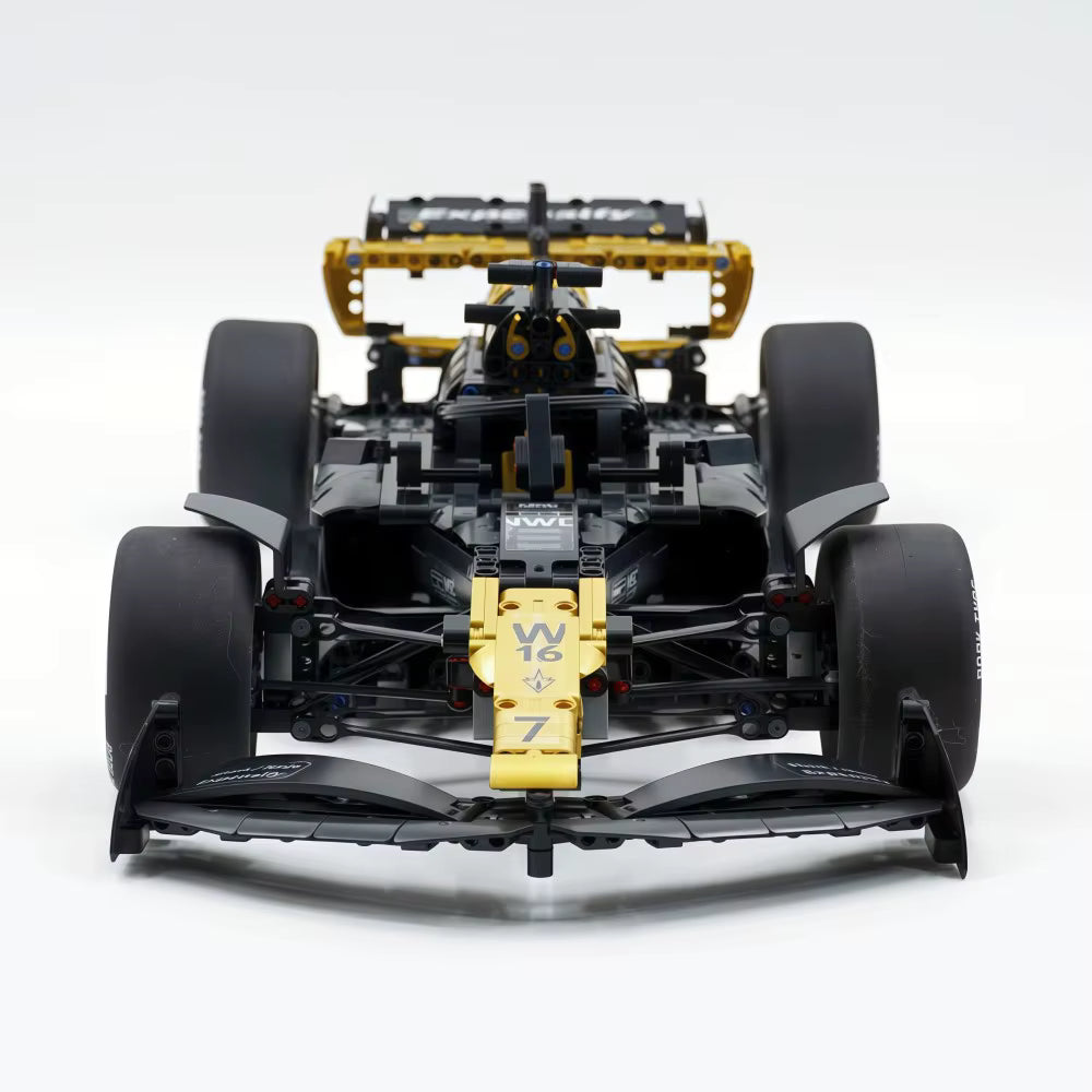 MK6023 MOC APXGP F1 "Black Gold" Racing Car Building Blocks Technic 1969pcs Boxed Edition