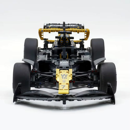 MK6023 MOC APXGP F1 "Black Gold" Racing Car Building Blocks Technic 1969pcs Boxed Edition