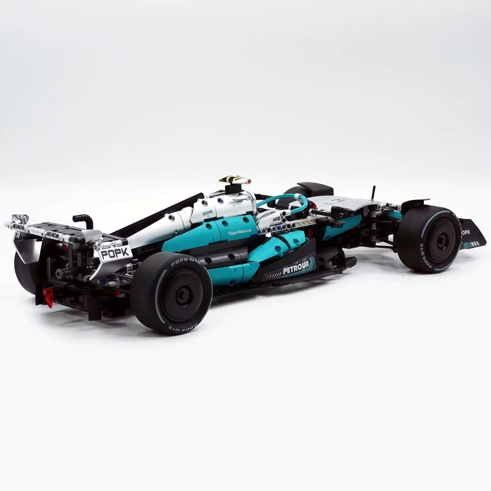 MK6021 MOC Mercedes-AMG W15 F1 Racing Car Building Blocks 1936pcs Boxed Edition