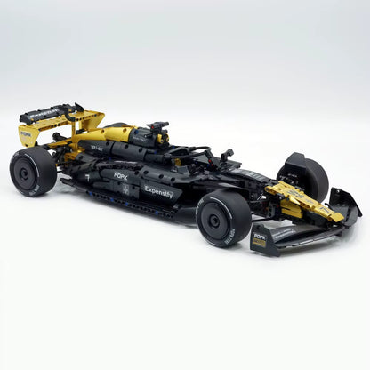 MK6023 MOC APXGP F1 "Black Gold" Racing Car Building Blocks Technic 1969pcs Boxed Edition