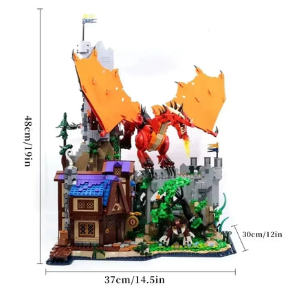21348 MOC Dungeons & Dragons: Red Dragon's Tale Building Blocks Ideas 3745pcs