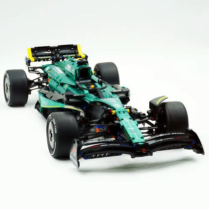 MK6022 MOC Aramco F1 AMR24 Racing Car Building Blocks 1912pcs Boxed Edition