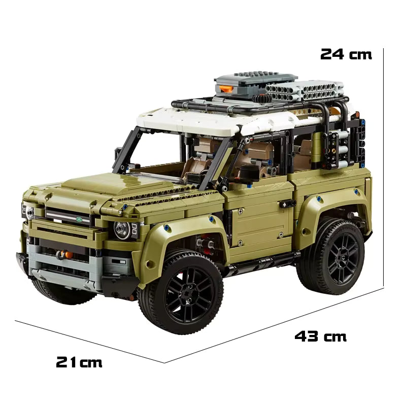 42110 MOC Land Rover Defender Building Blocks Technic 2573pcs