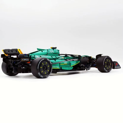 MK6022 MOC Aramco F1 AMR24 Racing Car Building Blocks 1912pcs Boxed Edition