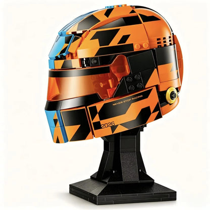 43017 MOC McLaren Mastercard F1 Team Oscar Piastri Helmet Building Blocks Editions 793pcs Boxed Edition