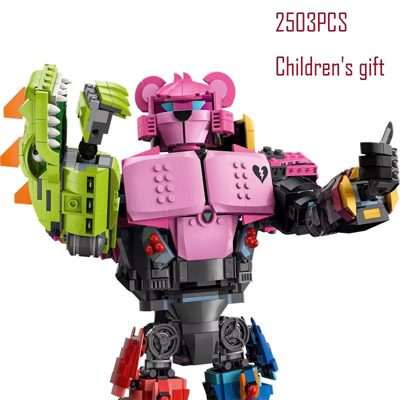 77078 MOC Mecha Team Leader Building Blocks Fortnite 2503pcs