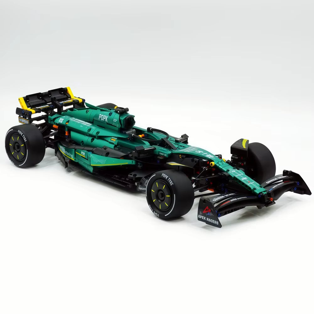 MK6022 MOC Aramco F1 AMR24 Racing Car Building Blocks 1912pcs Boxed Edition