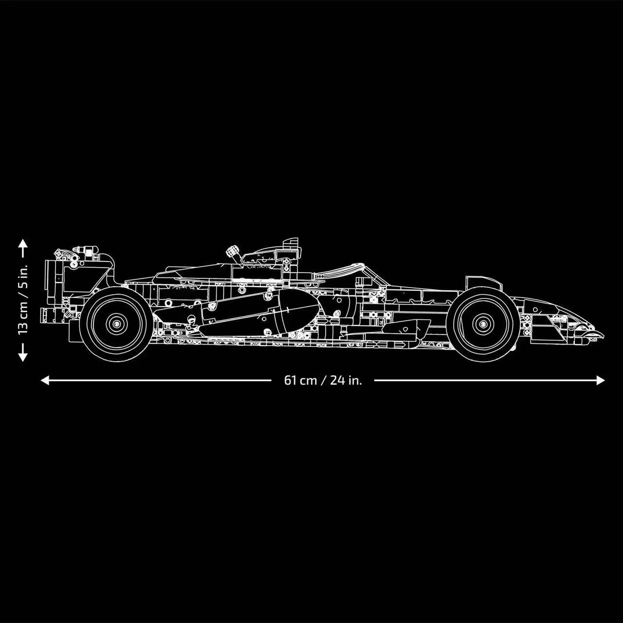 42228 MOC McLaren MCL39 F1 Car Building Blocks Technic 1675pcs