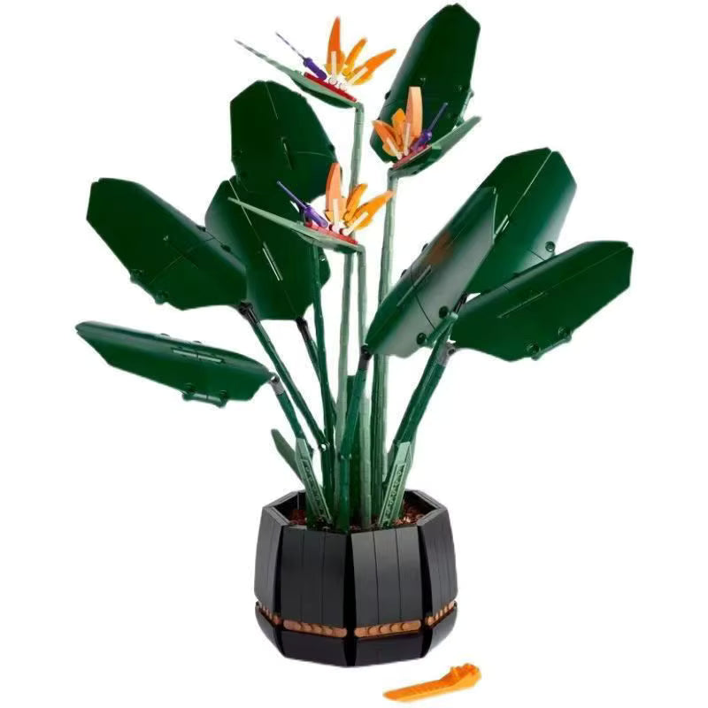 10289 MOC Bird of Paradise Building Blocks Botanical Collection 1173pcs Boxed Edition