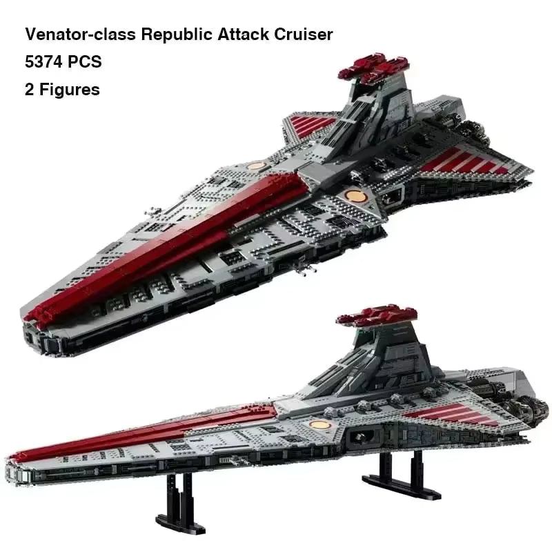 75367 MOC Venator-Class Republic Attack Cruiser Building Block Star Wars 5374pcs