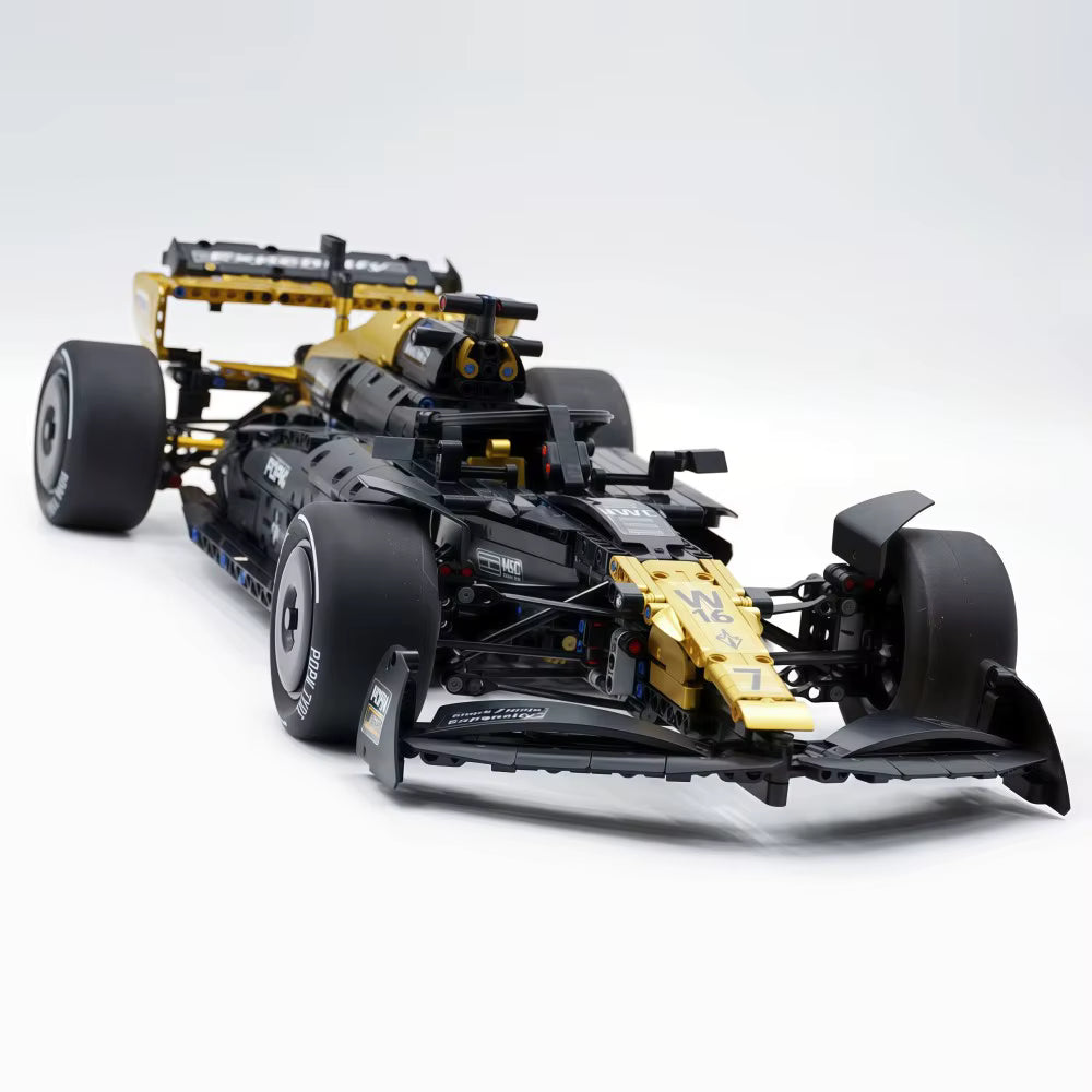 MK6023 MOC APXGP F1 "Black Gold" Racing Car Building Blocks Technic 1969pcs Boxed Edition