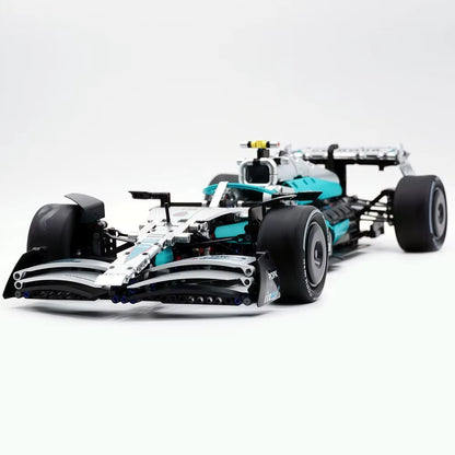 MK6021 MOC Mercedes-AMG W15 F1 Racing Car Building Blocks 1936pcs Boxed Edition