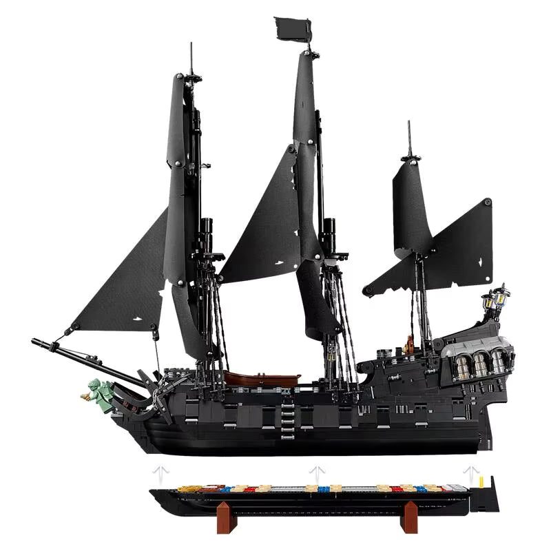 10365 MOC Captain Jack Sparrow's Pirate Ship Building Block Icons 2862pcs