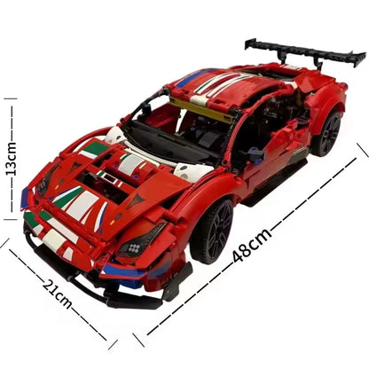 42125 MOC Ferrari 488 GTE “AF Corse #51” Technic 1684 pcs