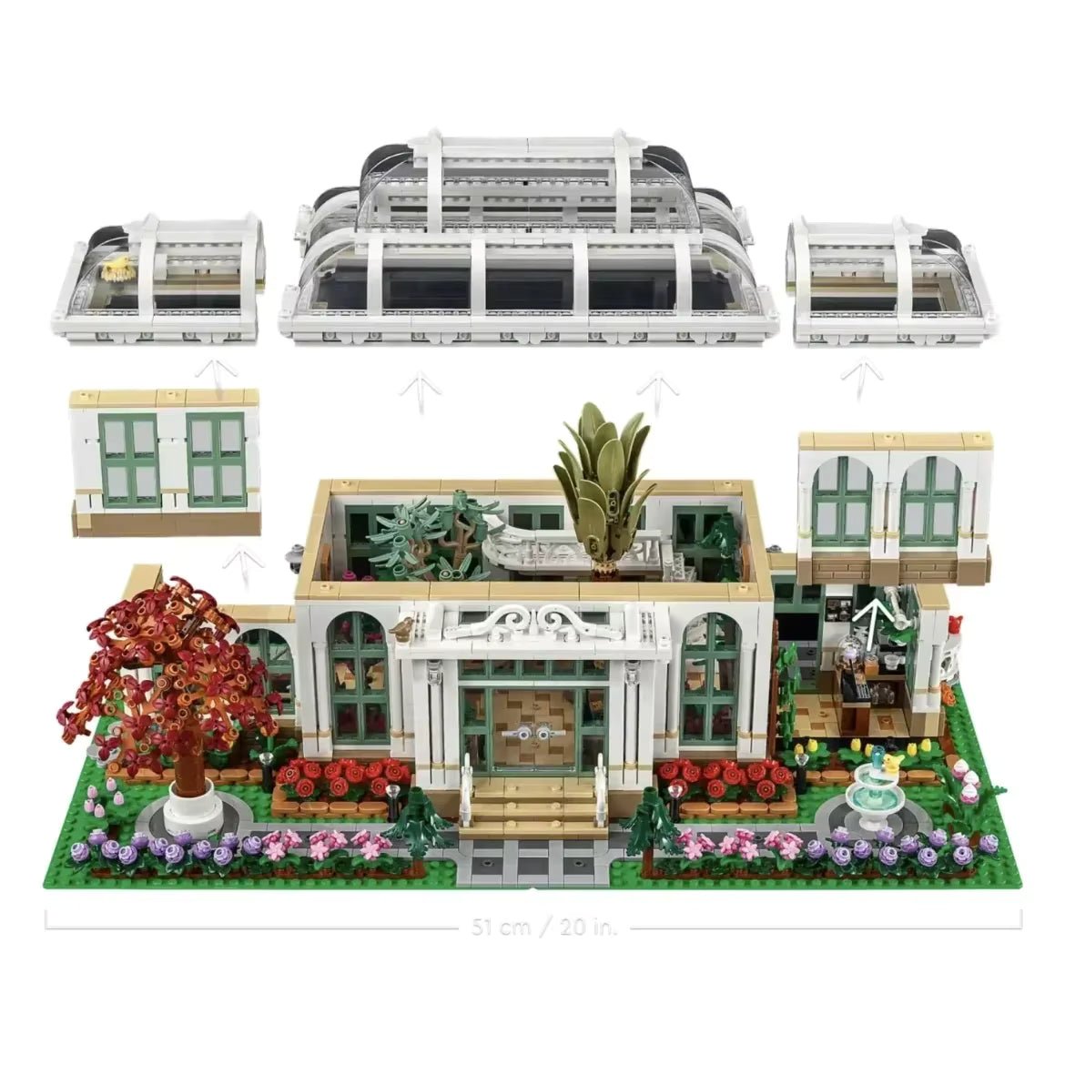 21353 MOC The Botanical Garden w/ 12 Figures Building Blocks Ideas 3792pcs