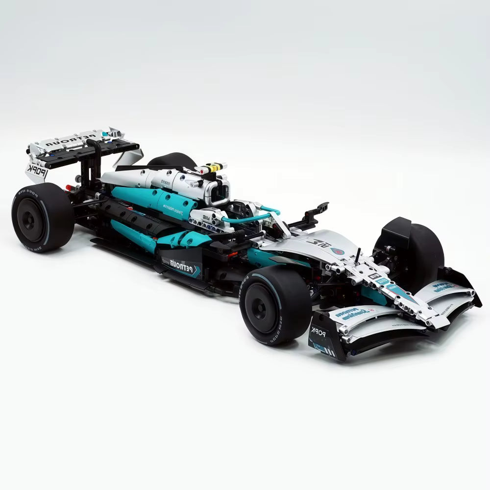 MK6021 MOC Mercedes-AMG W15 F1 Racing Car Building Blocks 1936pcs Boxed Edition