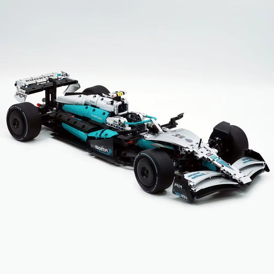 MK6021 MOC Mercedes-AMG W15 F1 Racing Car Building Blocks 1936pcs Boxed Edition