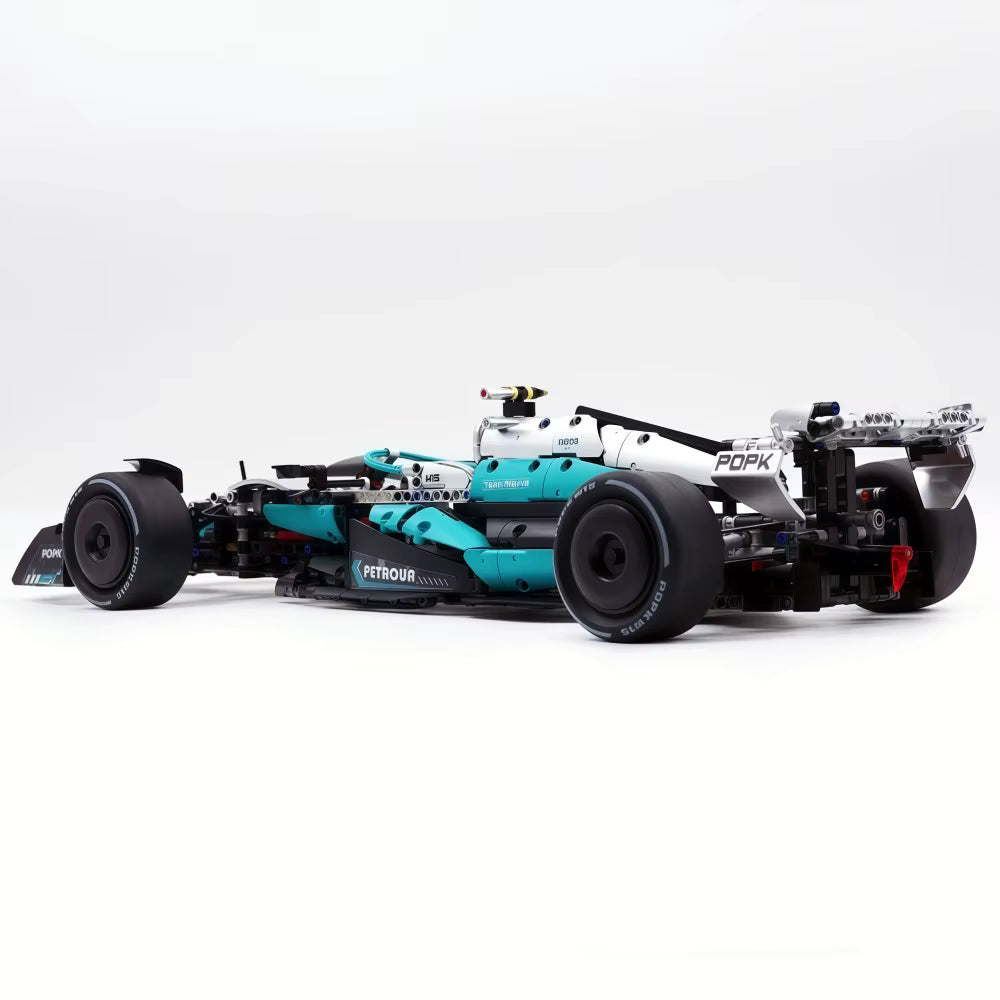 MK6021 MOC Mercedes-AMG W15 F1 Racing Car Building Blocks 1936pcs Boxed Edition